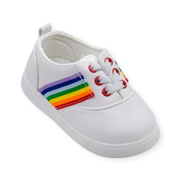 Wee Squeak Shoes - Wholesale Lifestyle Sneakers - Kids - Rainbow Tennis Shoe