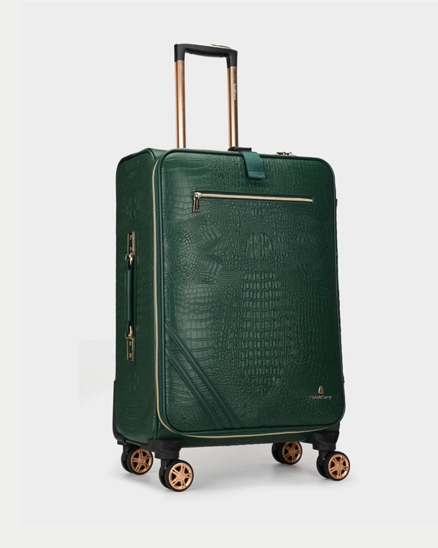 Tote&Carry - Wholesale Luggage - Apollo 2 Suitcase 2 Piece Set in Emerald Green3