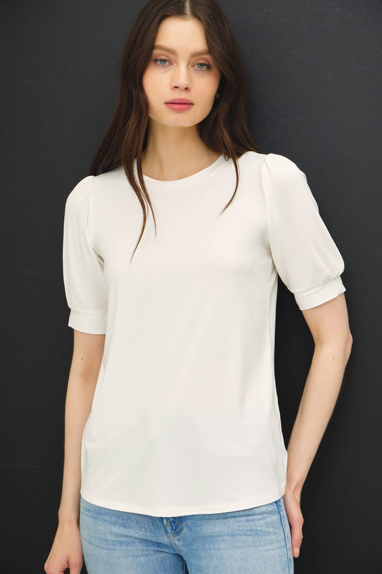 Be Cool - Wholesale Knit Top - Women's - BAMBOO/MODAL ULTRA SOFT VOLUME SLEEVE BASIC TOP 7