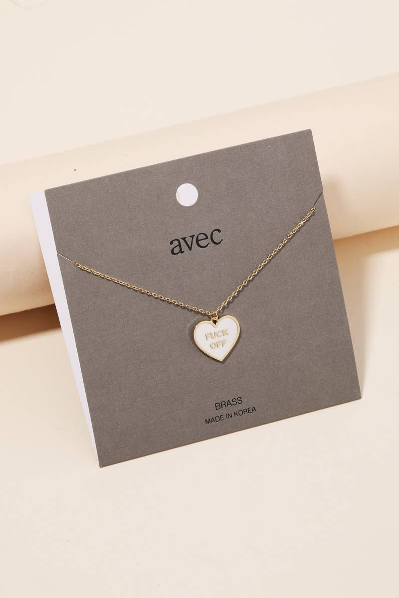 Anarchy Street - Vendita all'ingrosso Collana con ciondolo/pendaglio - Collana con ciondolo a forma di cuore5