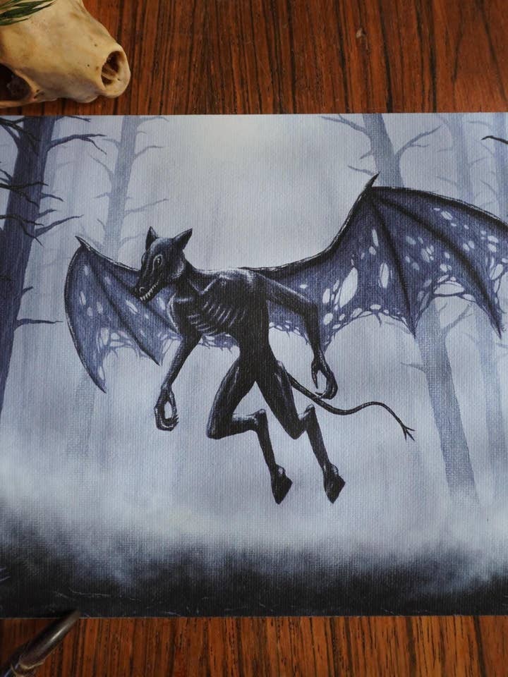 "The Harbinger" Jersey Devil Fine Art Print for wholesale by CDW Artistry