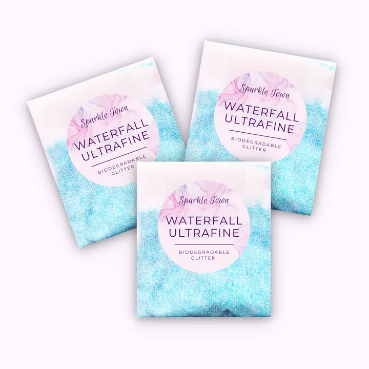 Waterfall Ultrafine Mix Biodegradable Glitter - 5ml Pouch for wholesale by Sparkle Town