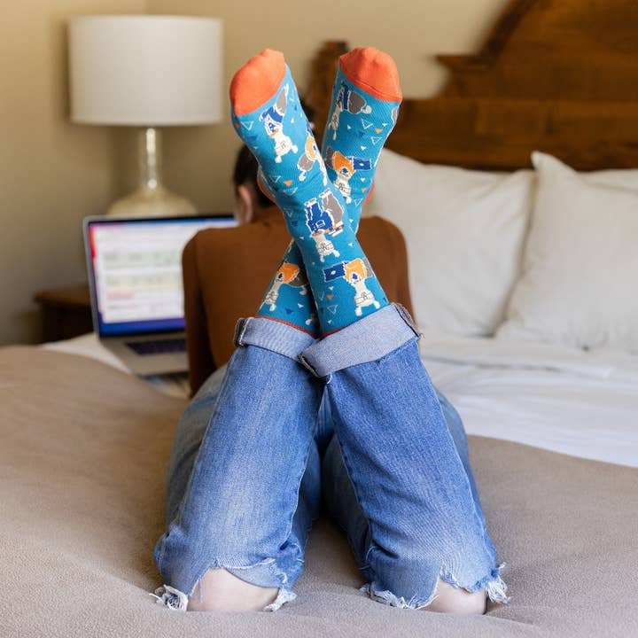 Lavley – wholesale Socks – Unisex – Nerdy Llama Socks5