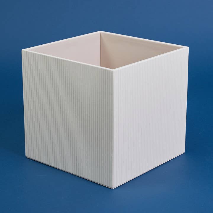 Straighten Up Home - Wholesale Storage Bin - Fluted Cube Bin (2x Pack)