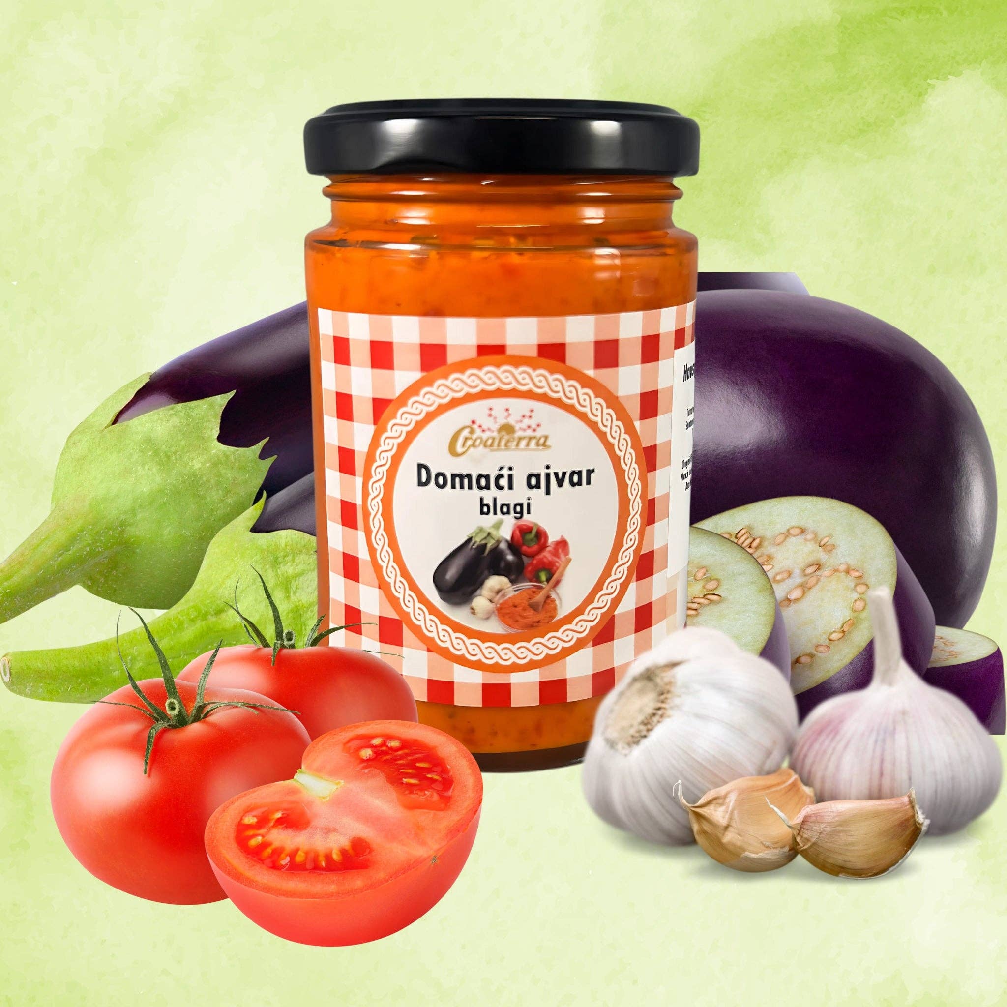 utoppa GmbH - Vente Sauces - Tartinade Ajvar de Croaterra 180 g1