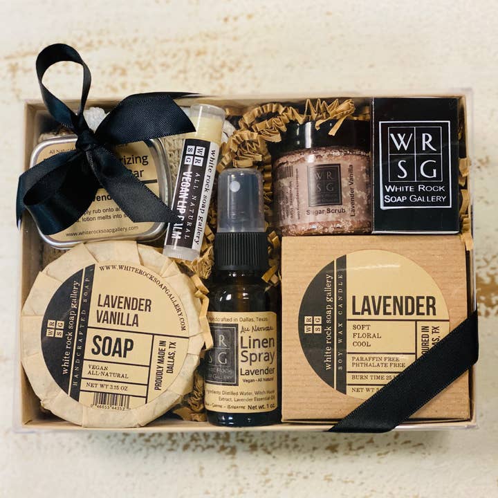 White Rock Soap Gallery - Wholesale Bath & Body Set - Lavender Gift Set