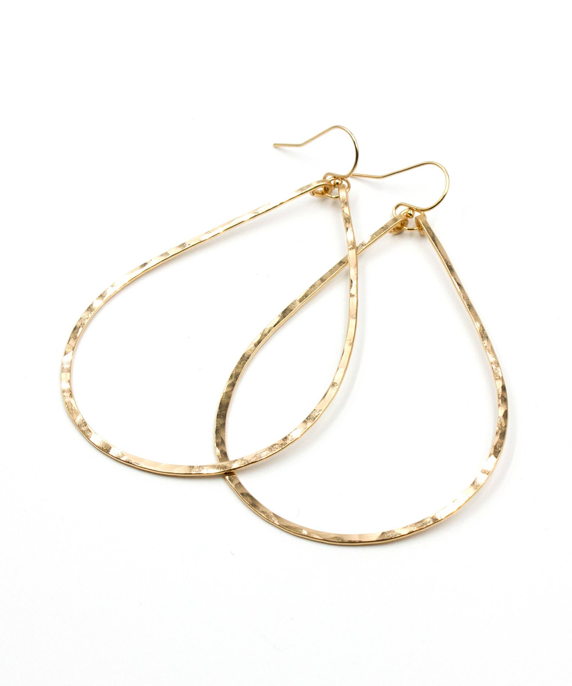 Solid Gold Teardrop Earrings 2024 | towncentervb.com