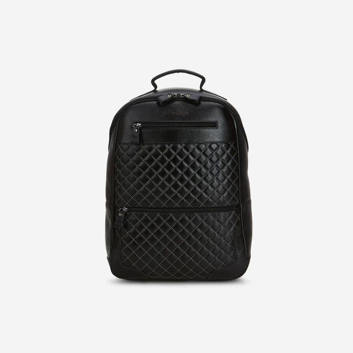52's Luxury Quilted Garda Leather Backpack for wholesale by Gernie NYC