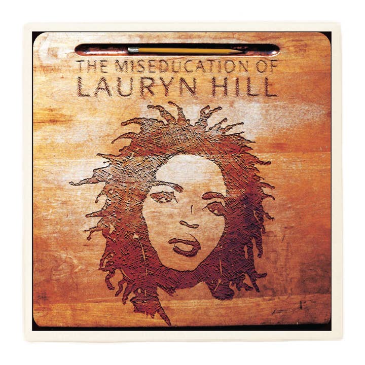 Lauryn Hill The Miseducation of Lauryn Hill Album Coaster for wholesale by Lucky Mfg. Co.