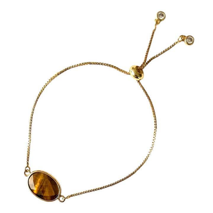 Pulsera deslizante de piedras preciosas para venta al por mayor de Colour Addict Jewellery