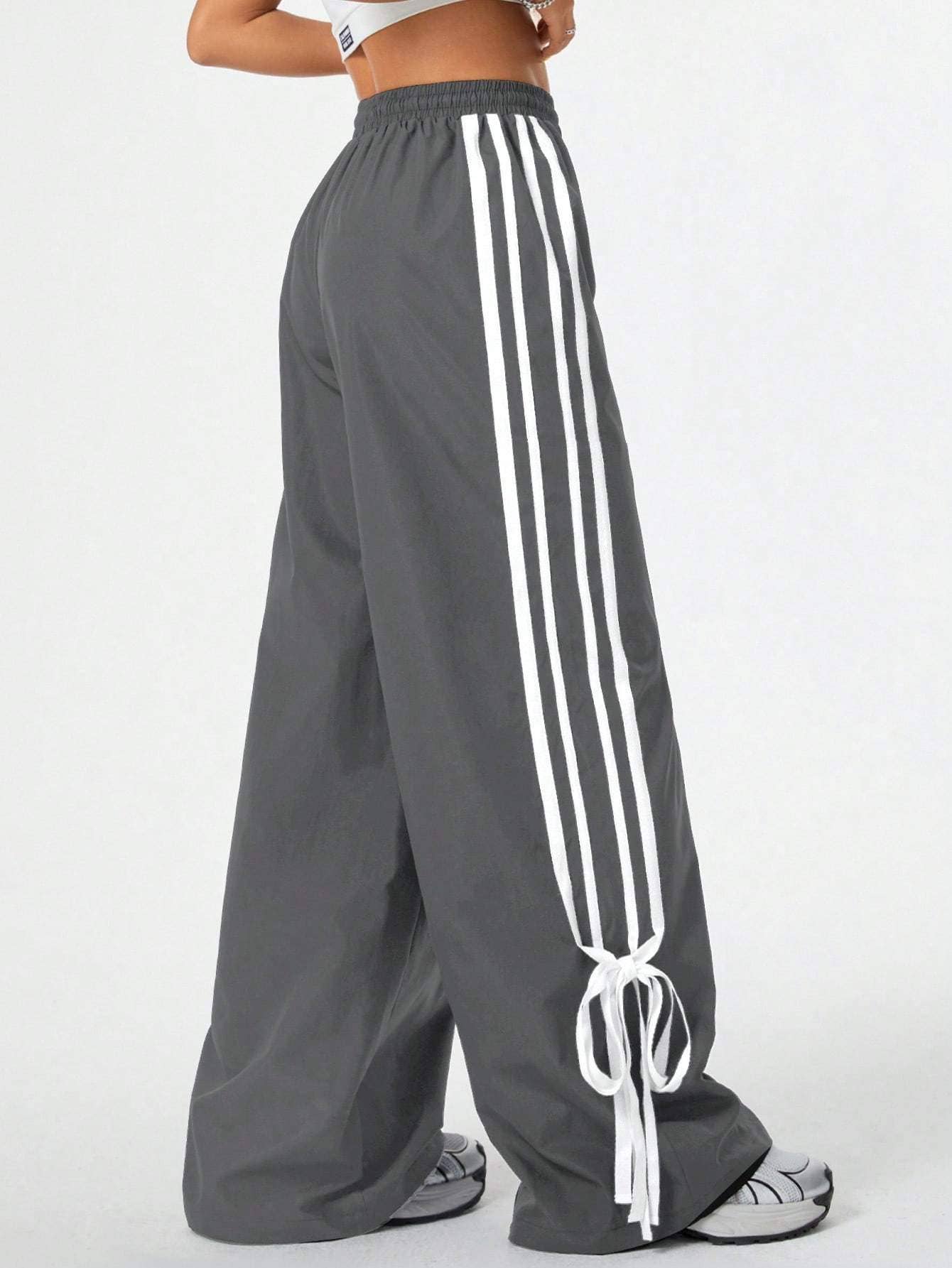 Queen Fashion - Wholesale Pants - Women's - tie waist bow decoration for sports and streetwear2