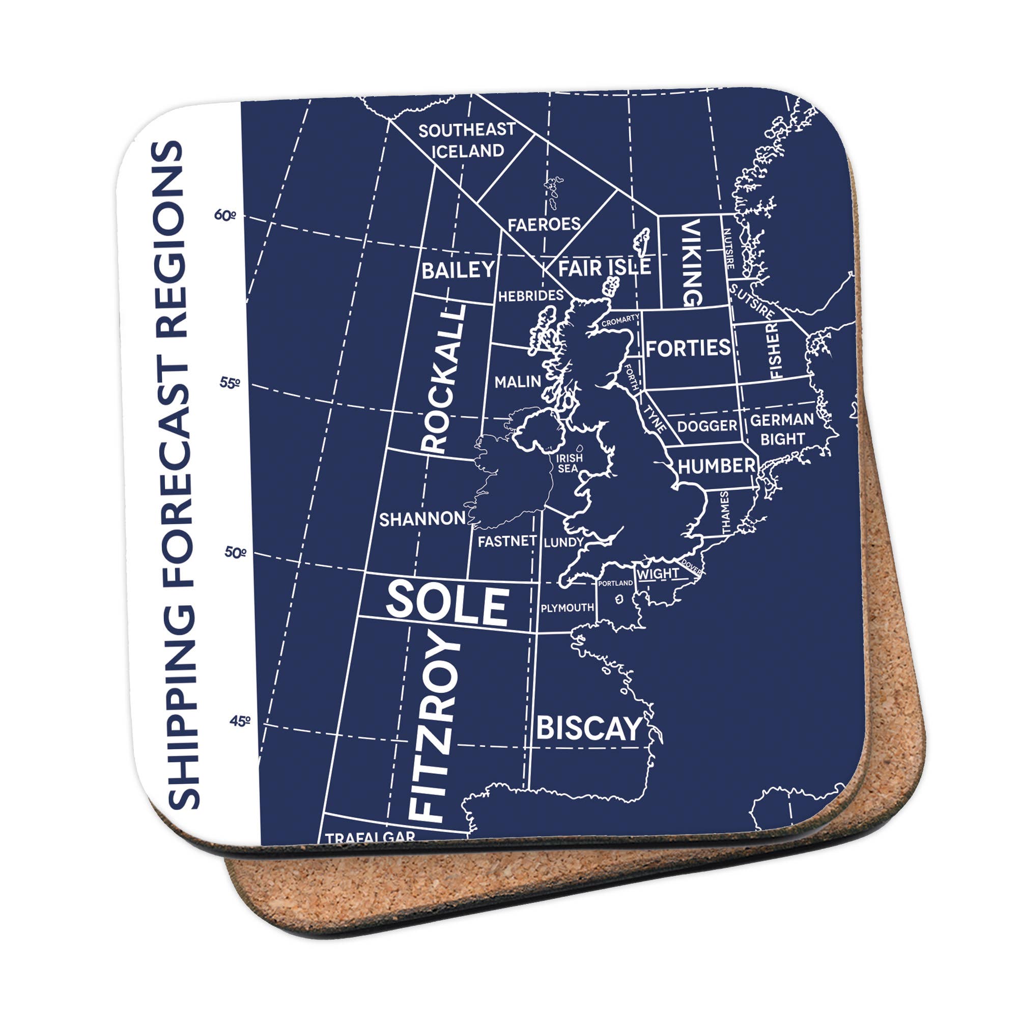 Tabitha Mary - Wholesale Art Print - Shipping Forecast Regions Dark Blue Print, Cards & Gifts4