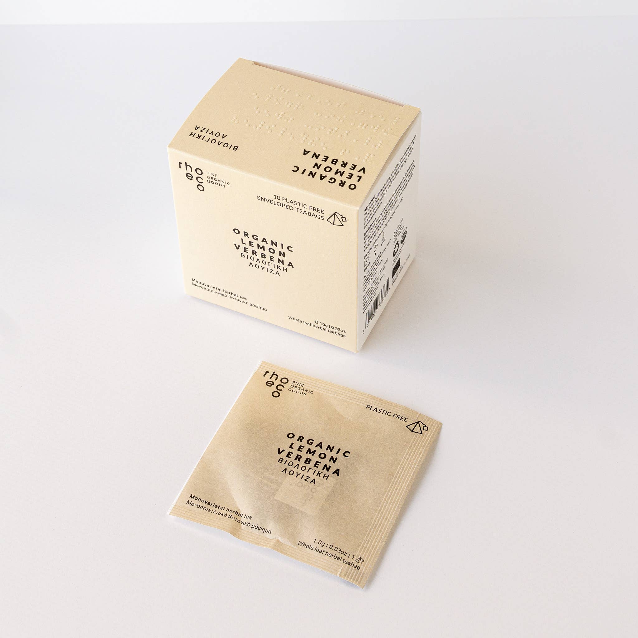 rhoeco - fine organic goods - Wholesale Tea Bags - Monovarietal Herbal Teas [Bio] - Compostable Pyramid Teabags0