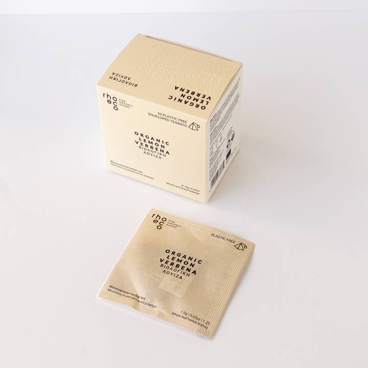 rhoeco - fine organic goods – Großhandel Teebeutel – Monovarietale Bio-Kräutertees – Kompostierbare Pyramiden-Teebeutel