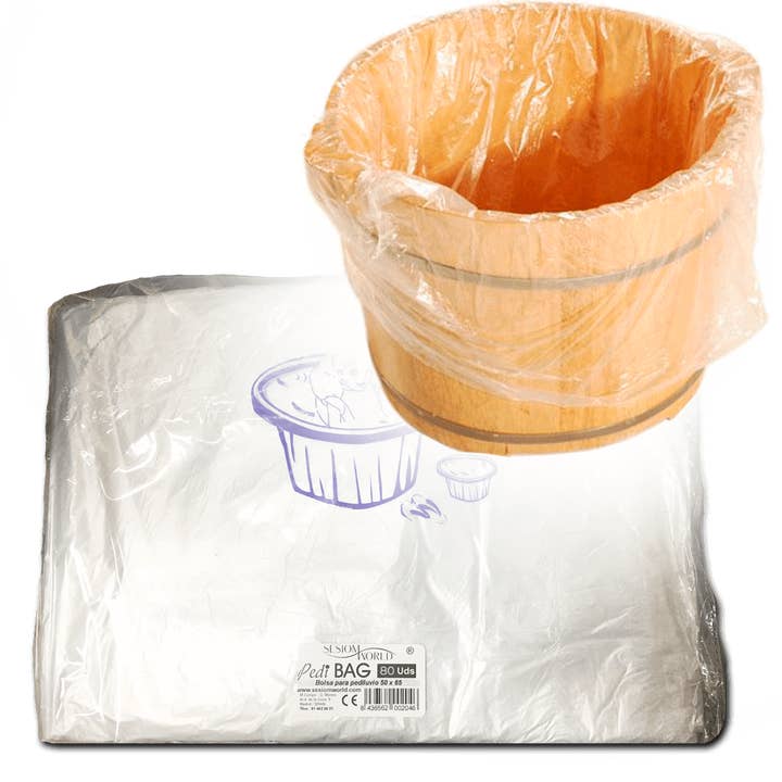sesioMWorld - M·O·I Professional - Vendita all'ingrosso Cuscino ortopedico/per spa - PEDIBAG. Sacchetti di plastica speciali PEDILUVIO 80ud