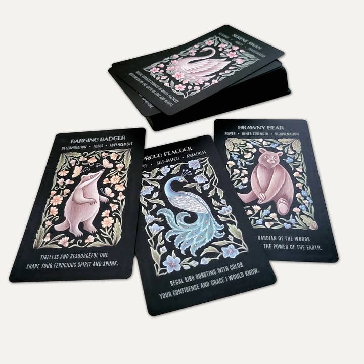 Faina Lorah - Wholesale Tarot Cards - IMPERFECT - Wild Whiskers Oracle Deck - Spirit Animal Cards