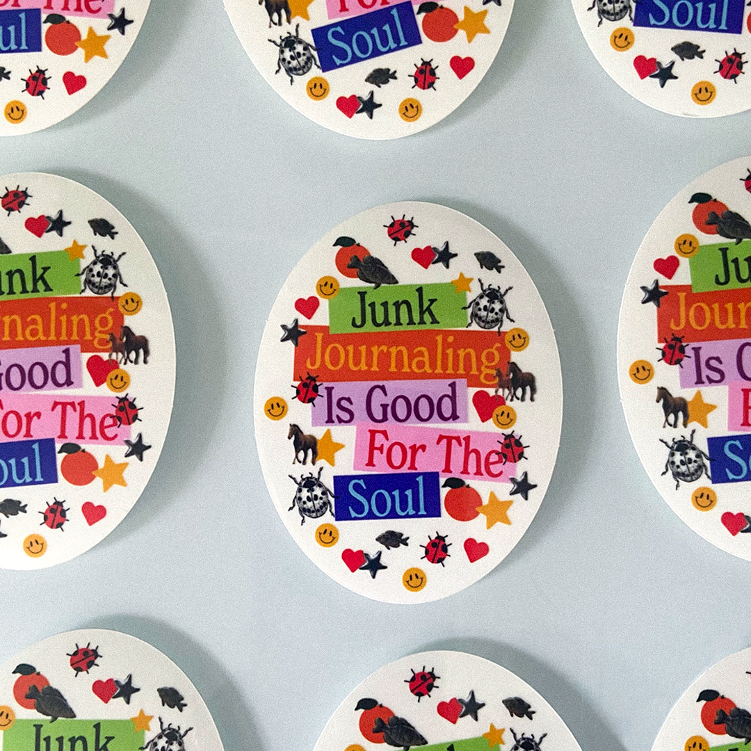 Delicate Type - Wholesale Sticker - Junk Journaling Is Good For The Soul Sticker0