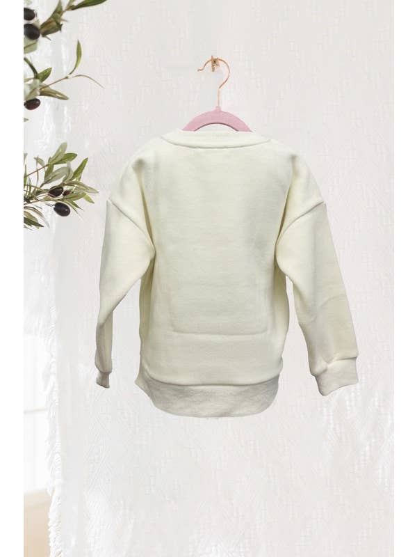 Oddi - Wholesale Sweatshirt - Kids - Kids Reindeer Oversized Pullover