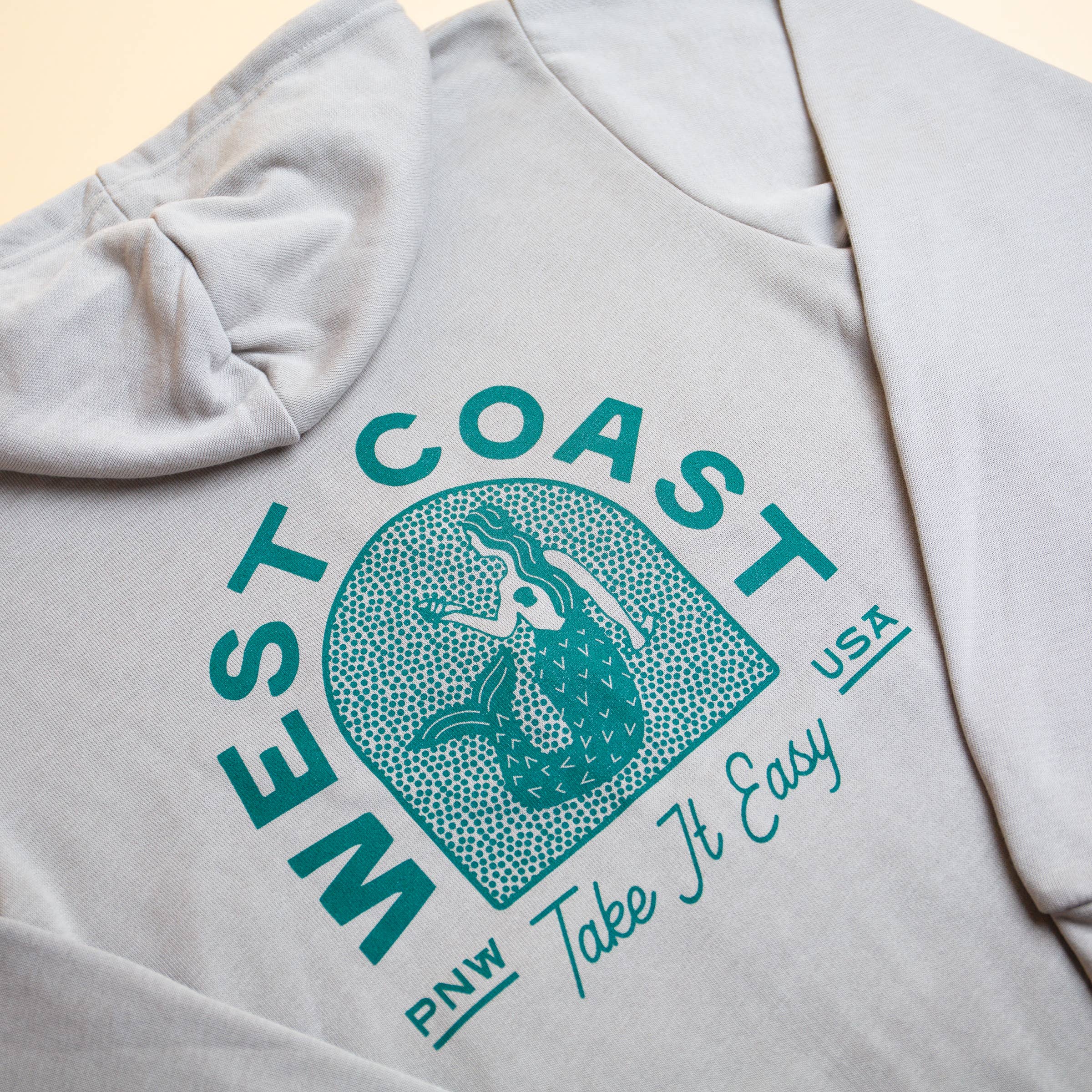 Tender Loving Empire - Wholesale Hoodie - Unisex - West Coast Mermaid Hoodie (Heather Stone)1
