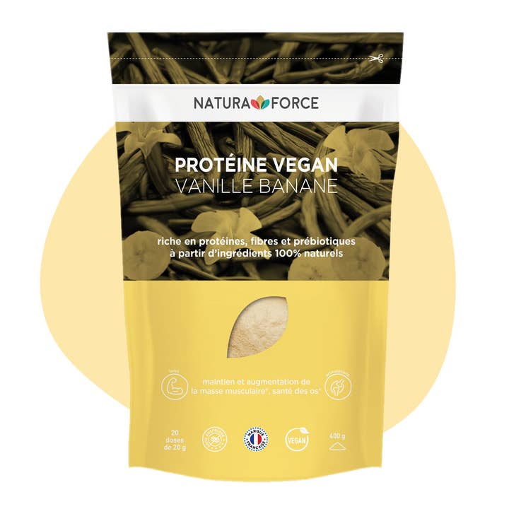 Natura Force - Wholesale Protein/Superfood Powder - Vegan Vanilla Banana Protein