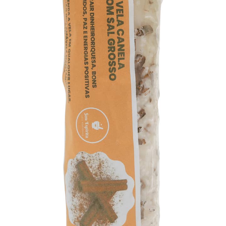 Kaneelkaars met grof zout voor wholesale door EMTUACASA