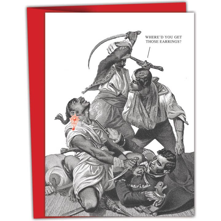 earrings for wholesale by Black and White and Red All Over