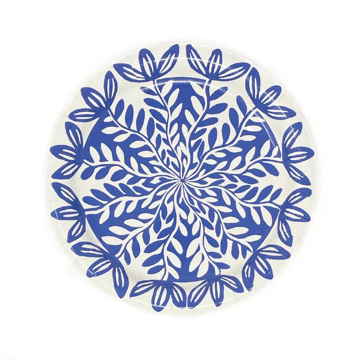 7" Blue Heavy Duty Paper Plates for wholesale by Lucy Grymes Designs
