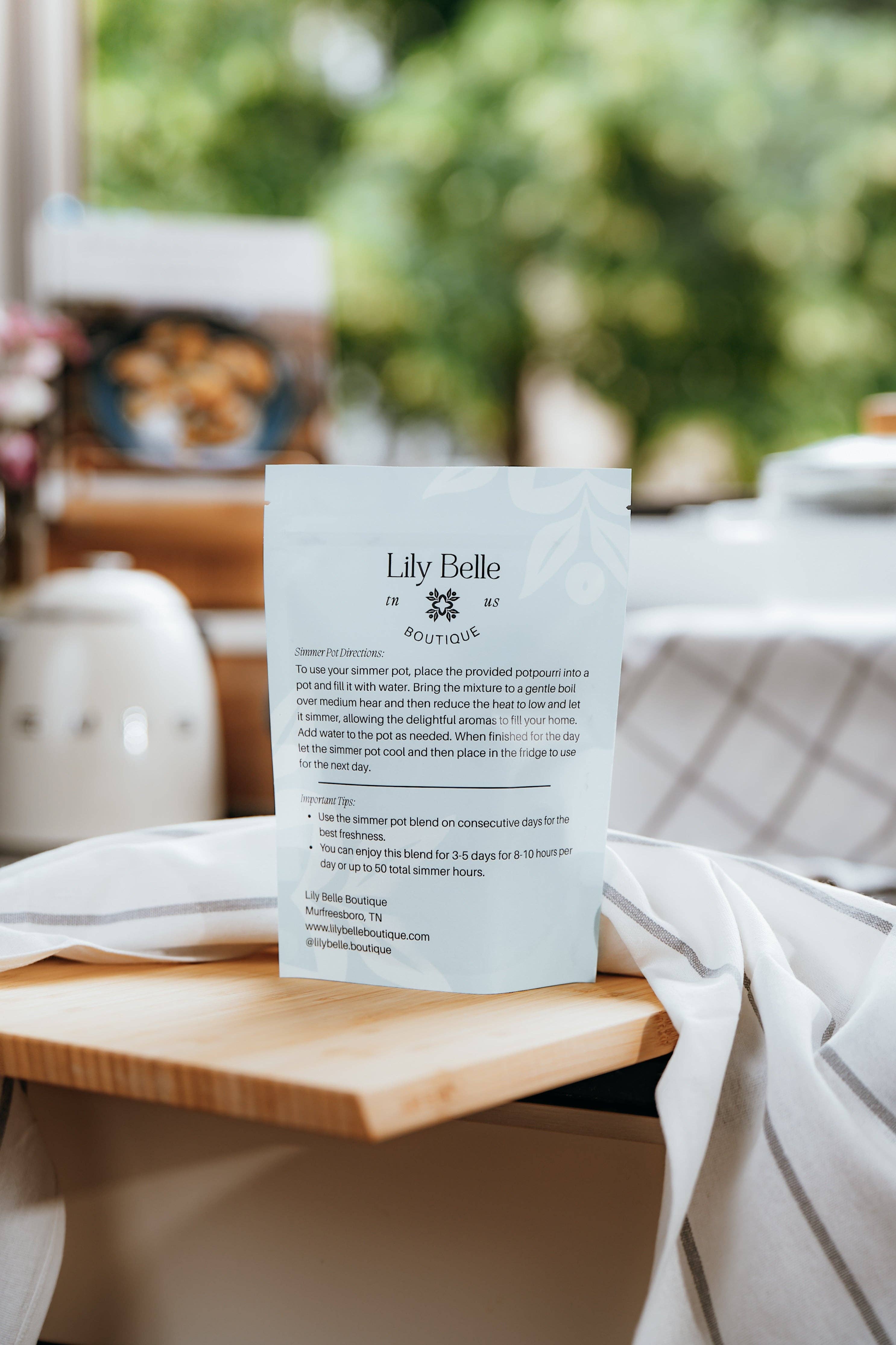 Lily Belle Boutique - Vente Pots-pourris - Simmer pot du dimanche pour se ressourcer | Citron Lavande Romarin1