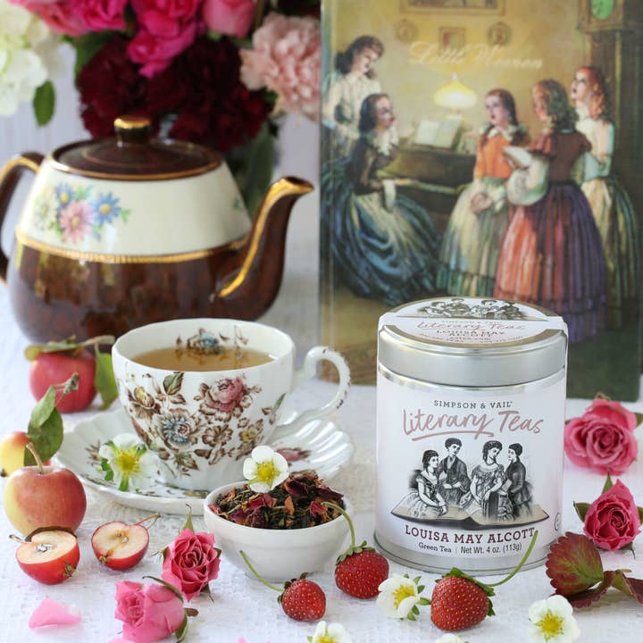 Simpson & Vail - Wholesale Loose Tea - Louisa May Alcott’s Green Tea Blend - 4 Ounce Tin2