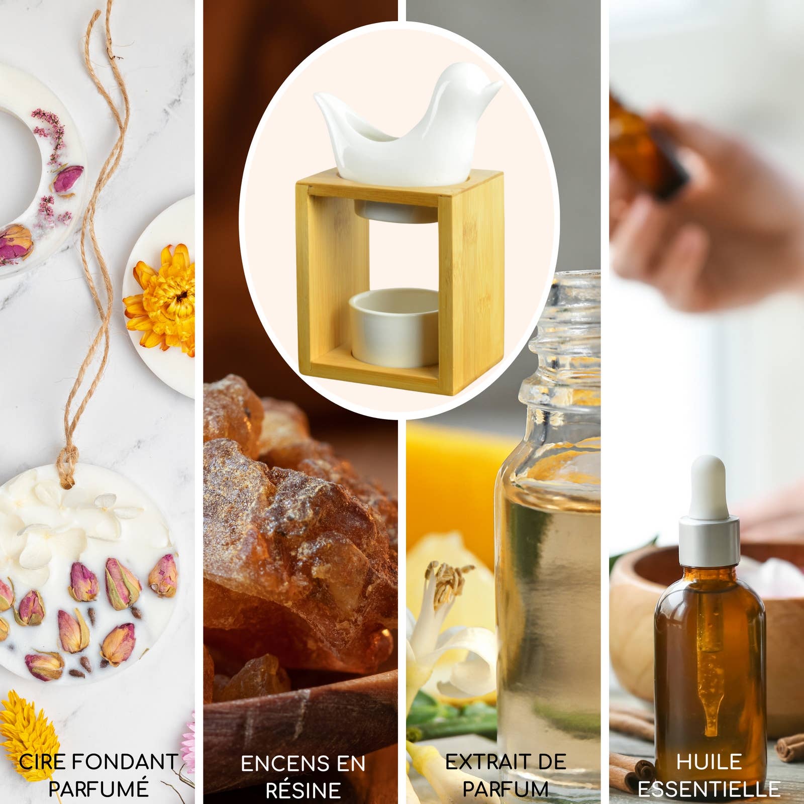 Zen'Arôme - Wholesale Fragrance Warmer - Birdy White Scented Wax Melts and Burner3