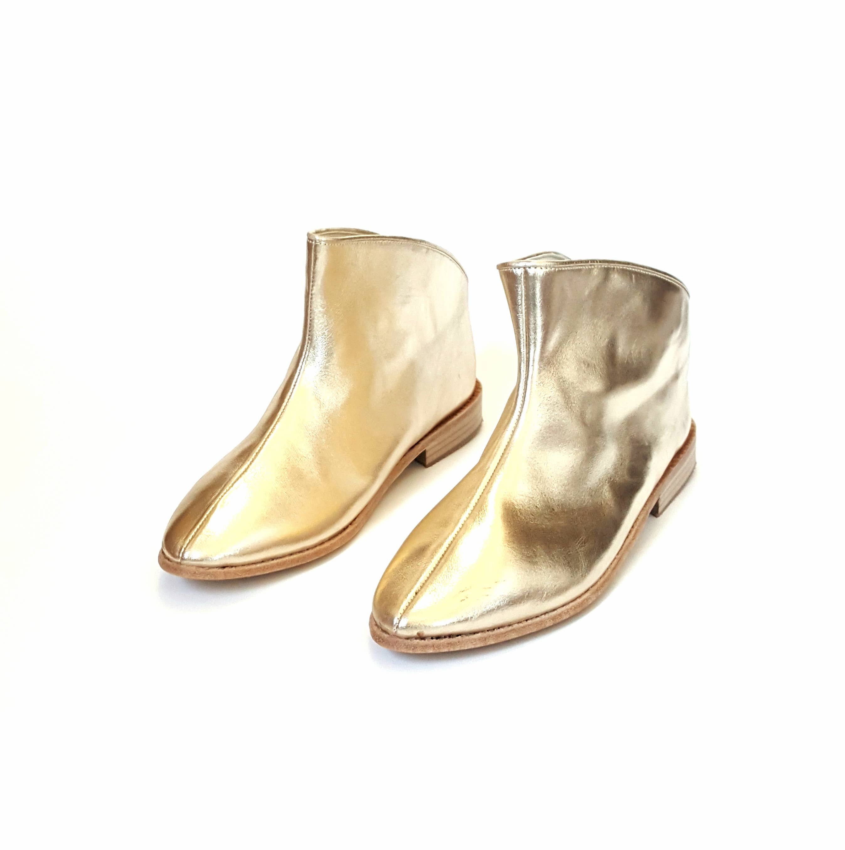 Nidalu Handmade - Wholesale Booties - Women's - Taksim Booties in Gold1