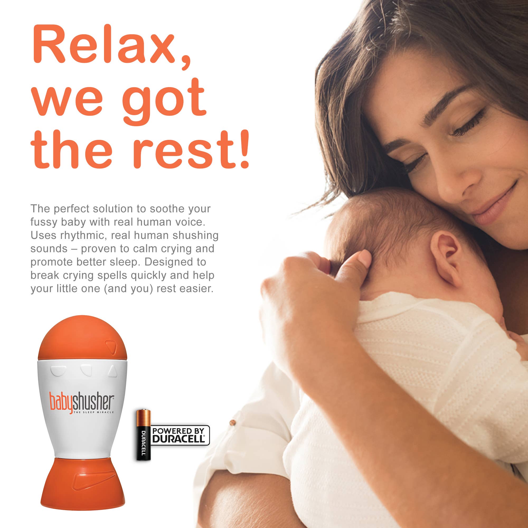 Shusher - Wholesale White Noise Machine - Baby Shusher - The Sleep Miracle Sound Machine1