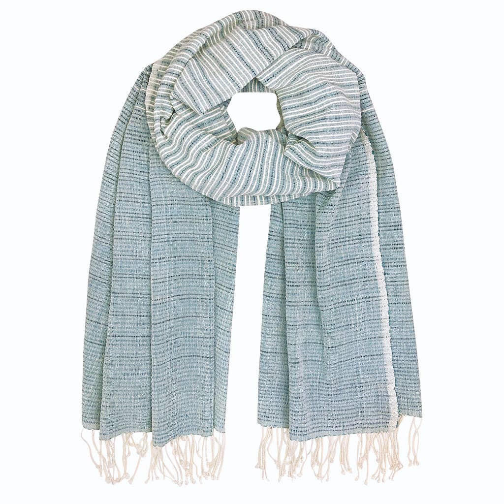 SLATE + SALT - Wholesale Scarf - Women's - Ethiopia Handloom Wrap Scarf2