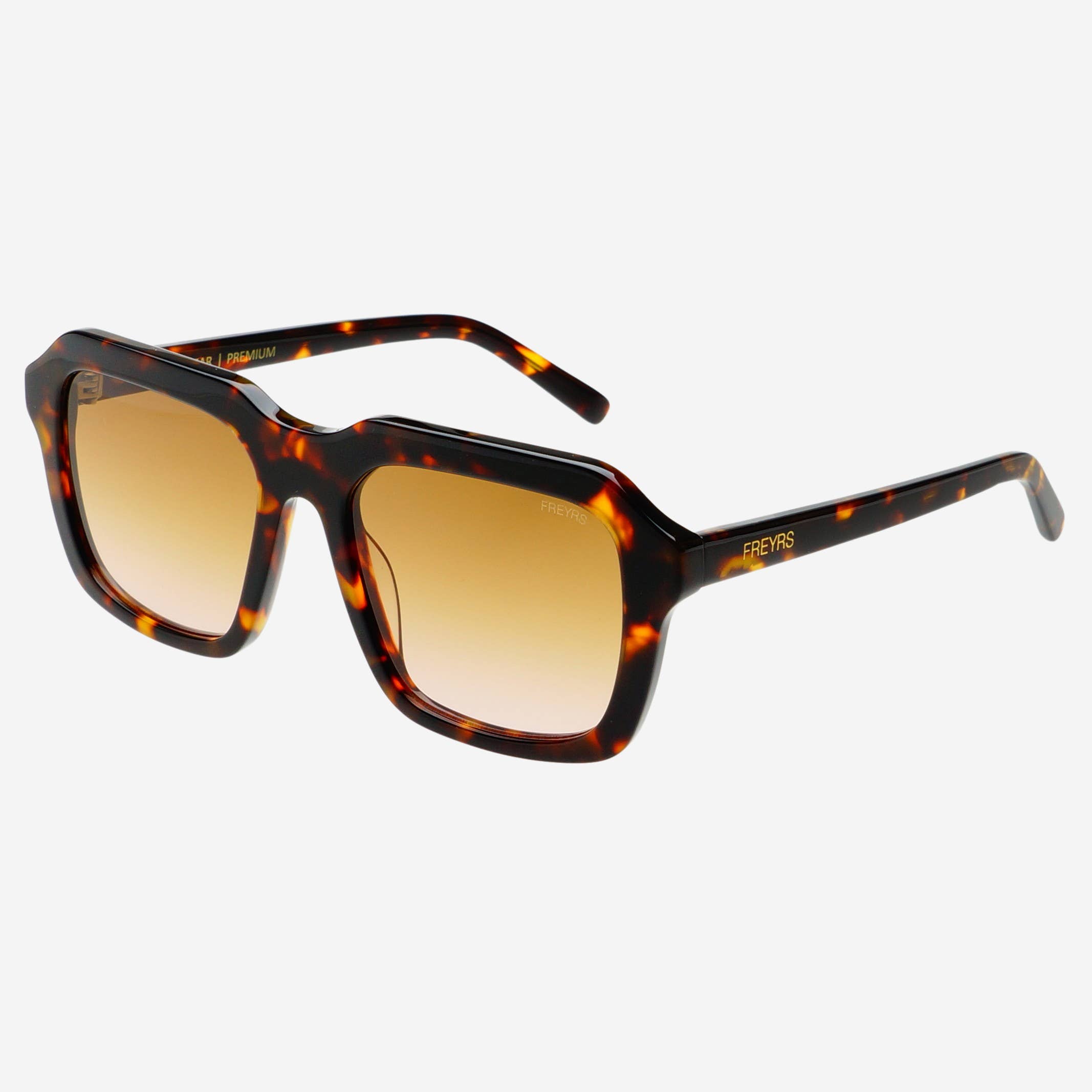 Dark Tortoise Charlie Acetate Unisex Rectangular Sunglasses  for wholesale on Faire2