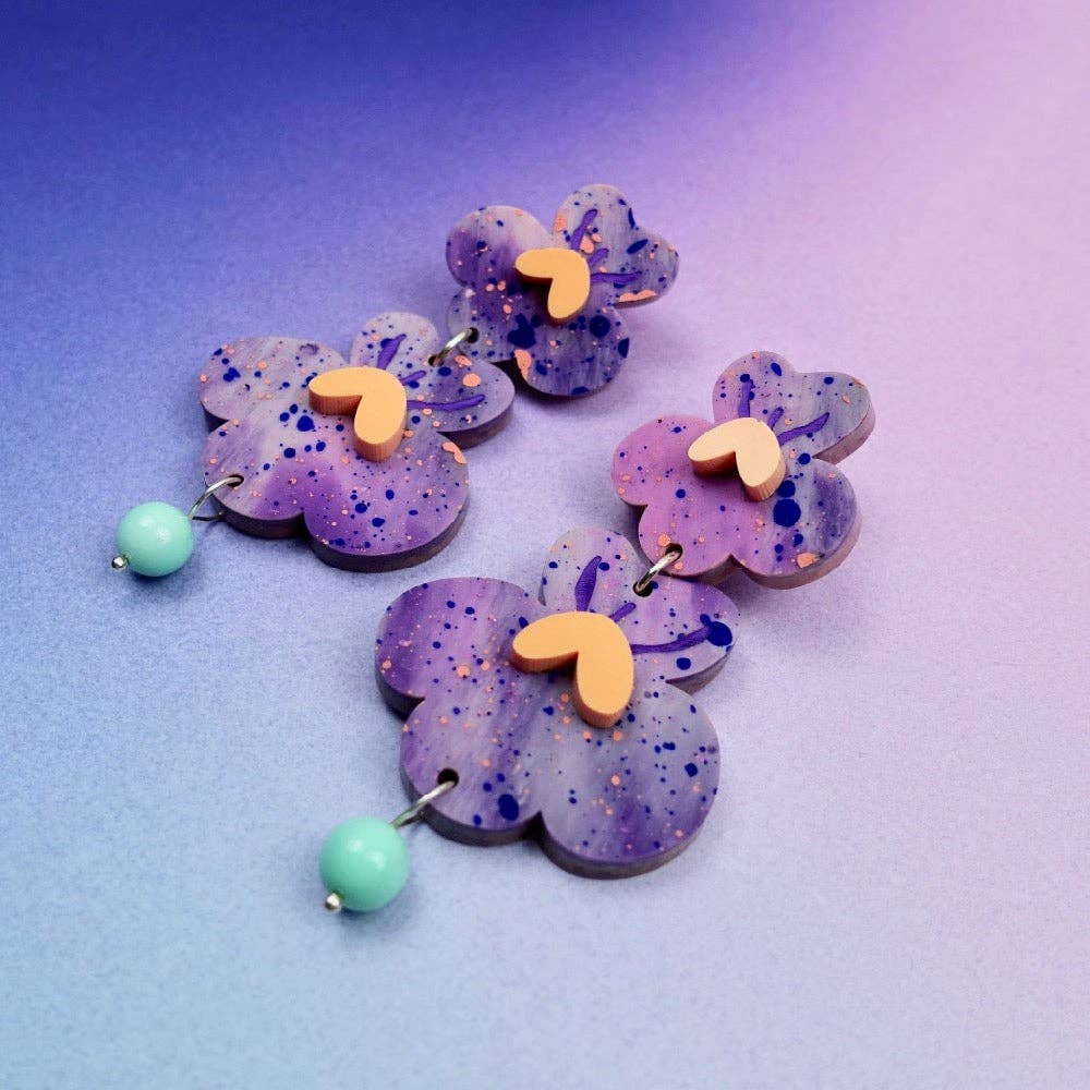 Edenki – wholesale Hängande örhängen – Söndag morgon är varje dag - IN BLOOM örhängen2