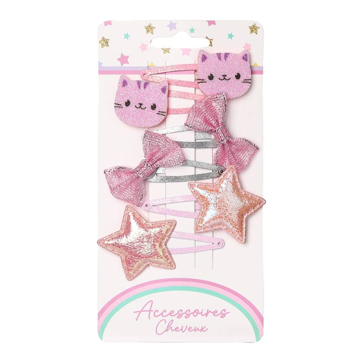STELLA GREEN - Wholesale Hair Clip - Kids - Set of 6 Hair Clips – Whimsical Sparkle2