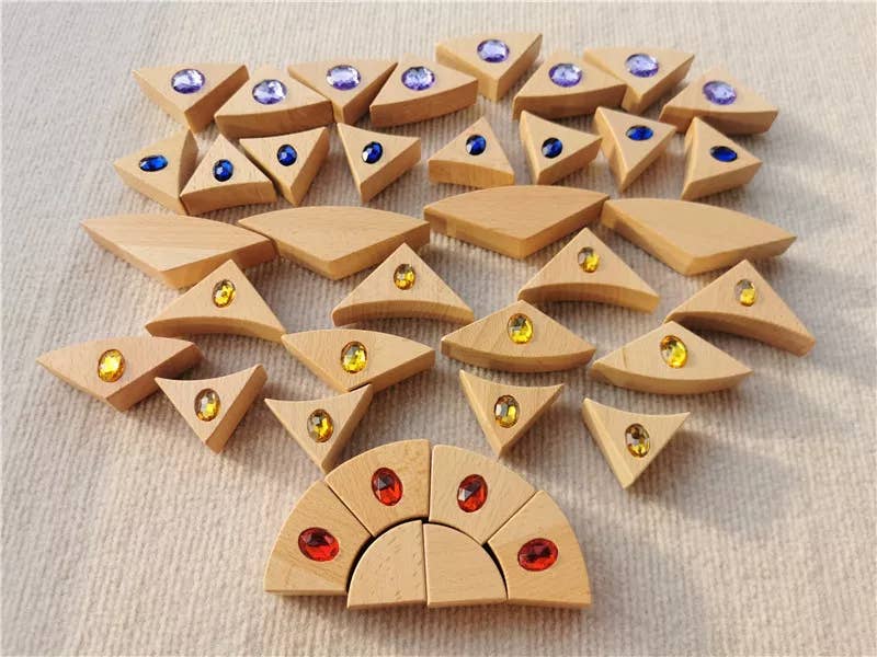 Tinitastic - Vendita all'ingrosso Blocchi - Bambini e neonati - Blocchi di gemme mandala - Blocchi di pietre acriliche - Blocchi di mandala9