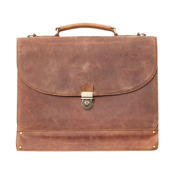 Atlanta Messenger-Tasche / Laptoptasche aus Büffelleder für den Großhandel von fuhrhide