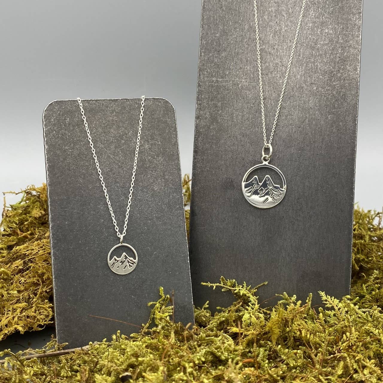 Something Silver - Wholesale Pendant/Charm Necklace - Large Mountain Necklace2