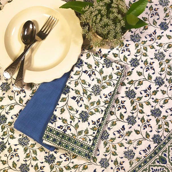 natural habitat - Wholesale Dinerservet - Servetten Country Garden Grn/Blauw1