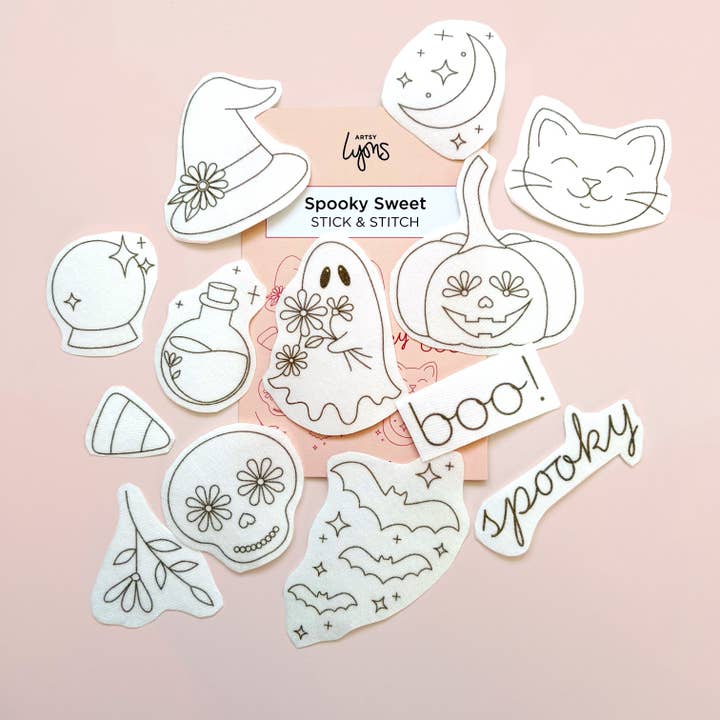 Spooky Sweet Stick & Stitch Set for wholesale by Artsy Lyons
