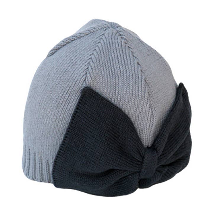 Gorro Menina Cinza com Laço por atacado de Born To Love