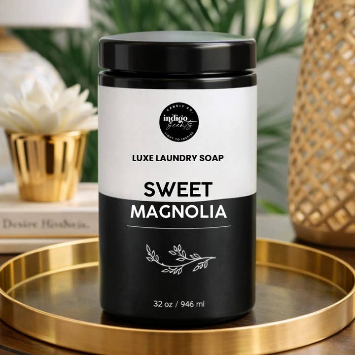 Sweet Magnolia Laundry Soap Powder for wholesale by Indigo Scents Candle Co.