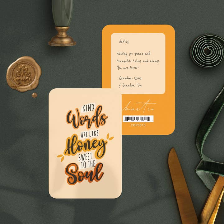 P. Graham Dunn - Wholesale Encouragement Card - Kind Words Are Like Honey Sweet To The Soul
