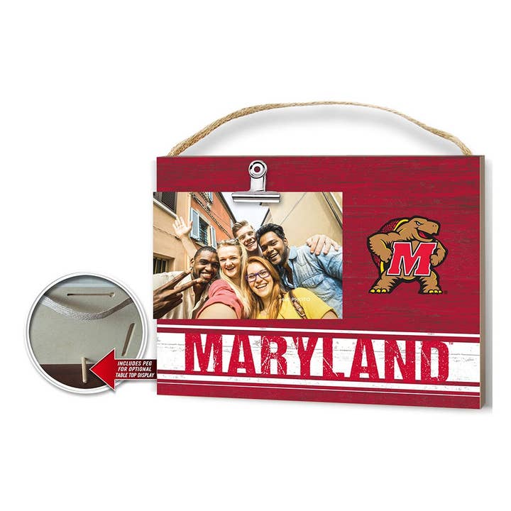 Clip It Team Photo Frame from Maryland Terrapins for wholesale by KH Sports Fan