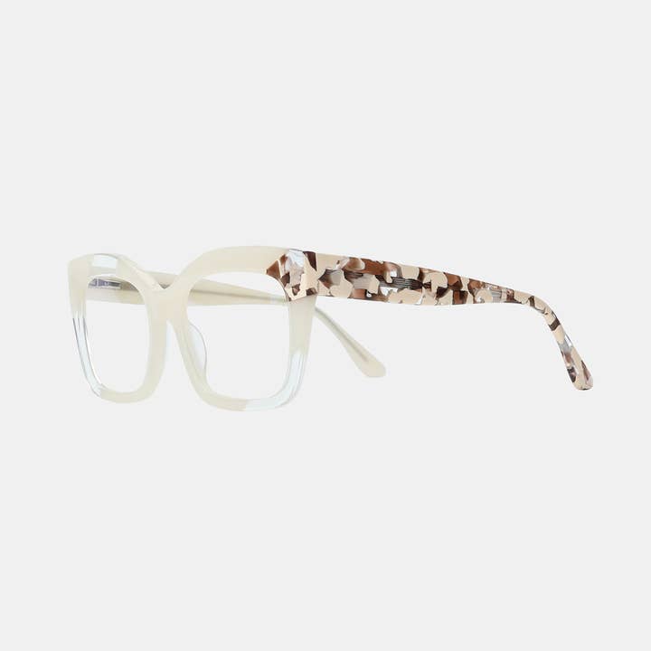 Antigone - Wholesale Eyeglasses – Women's - Tara Reading Glasses Acetate - White Tort +1.5