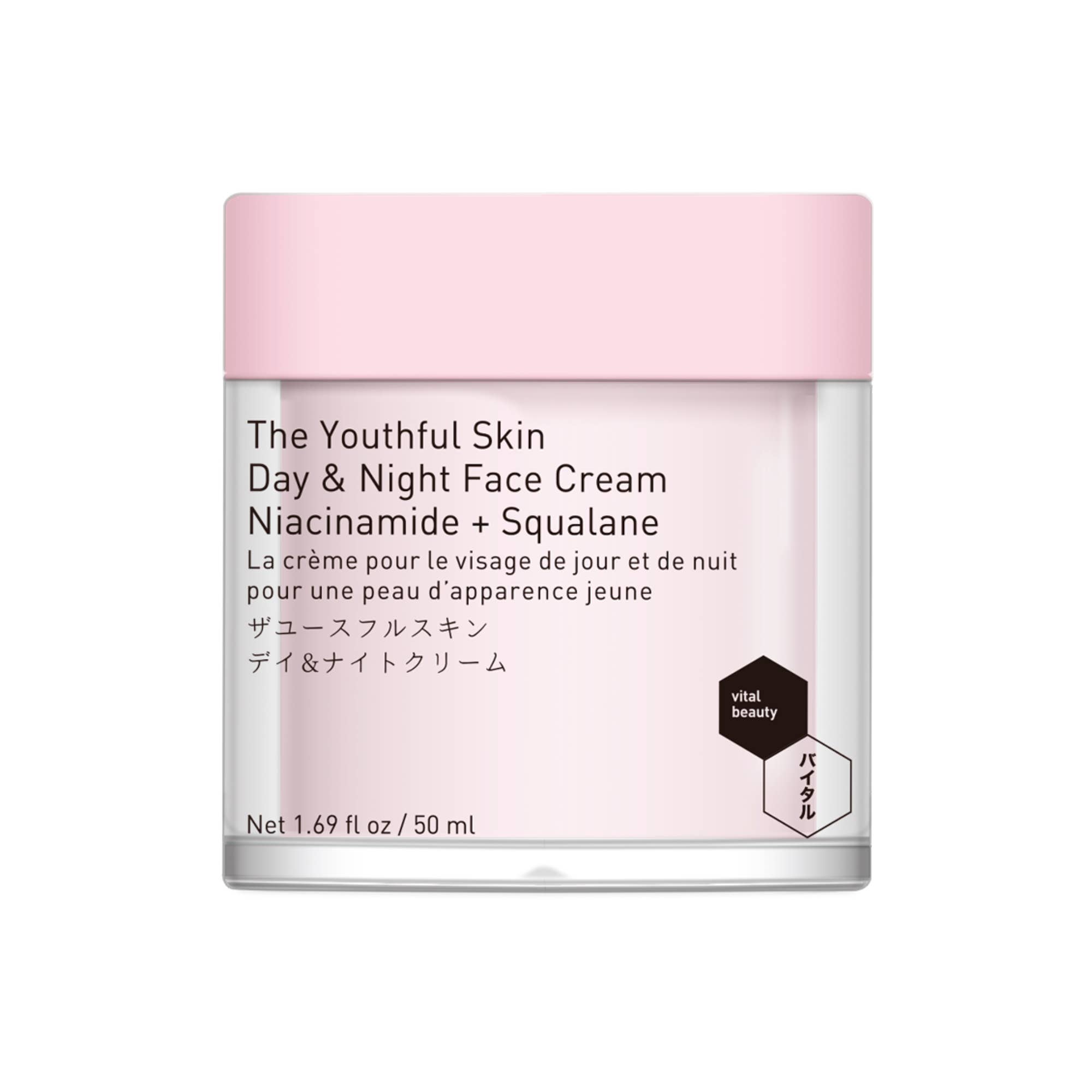 Vital Beauty - Wholesale Facial Moisturizer - The Youthful Skin Day & Night Face Cream 1.69 fl oz / 50ml