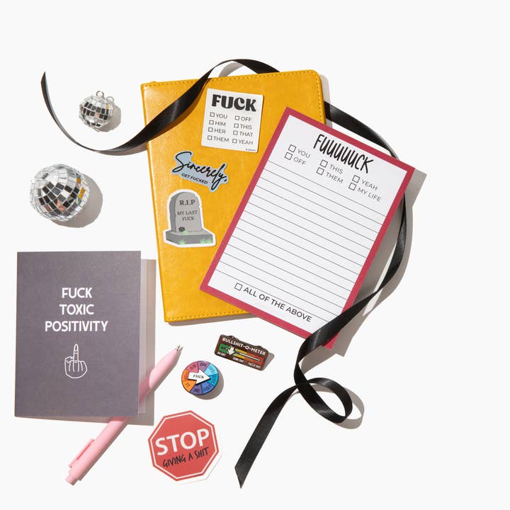 SHEWOLF Designs - Wholesale Notepad - Notepad: Fuck Checklist Taskpad — Funny NSFW Stationery2