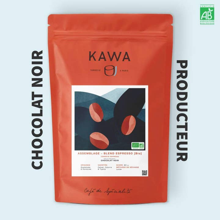 Biologische espressoblend hele boon koffie - 200 g voor wholesale door Kawa Coffee