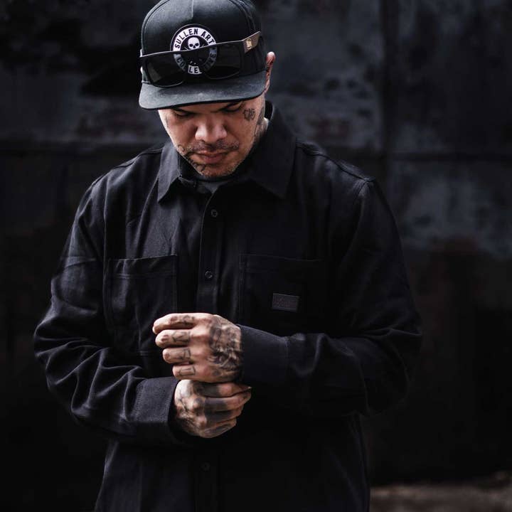 Blaq Flannel for wholesale by Sullen Clothing